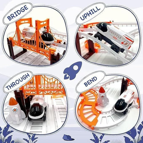 Astronaut Spaceship Track Set